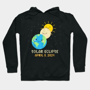 cute Chaser Solar Eclipse 2024 Gift For Men Women kids Hoodie